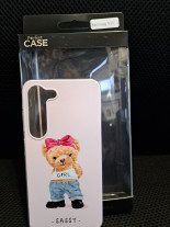 Луксозен силиконов гръб ТПУ Perfect Case за Samsung Galaxy S23 SM-S911B Bear Girl 